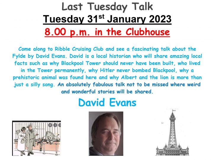 Last Tuesday Talk – January 31st – David Evans