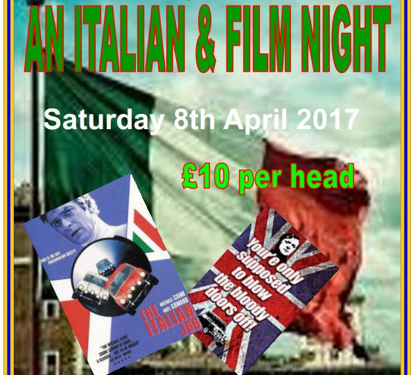 Fitting Out Supper “Italian Night”