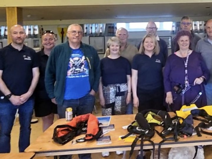 A successful Life Jacket ‘check’ session held with the RNLI