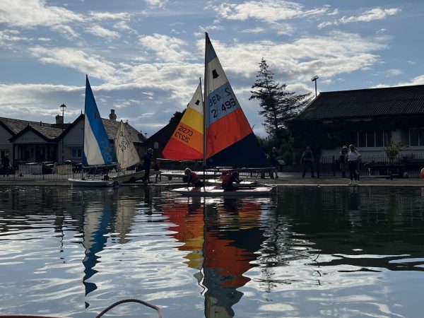 June sail training at Fairhaven Lake