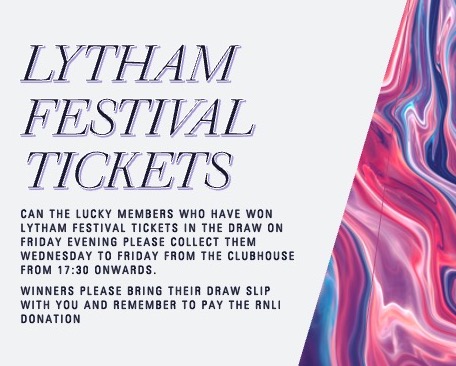 Lytham Festival Tickets – Lucky winners