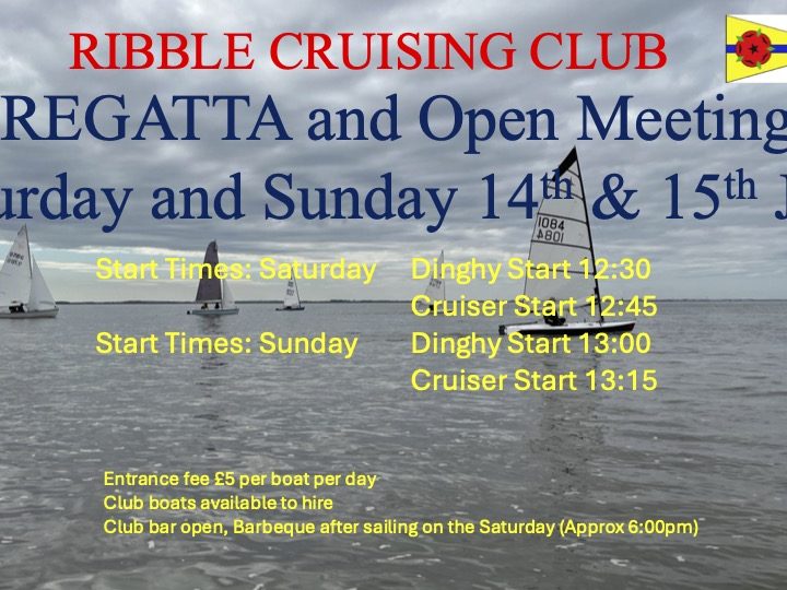 Regatta and Open Meeting 14th & 15th June
